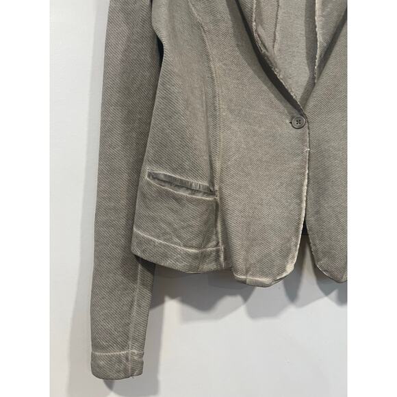 Women’s Minimalist Tandem Blazer Slim Fit 36 Grey Small Made in Italy - Picture 4 of 6